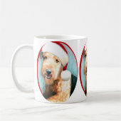 Mug Airedale Terrier Père Noël (Gauche)