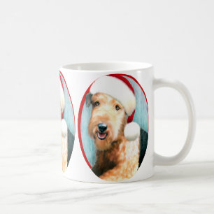 Mug Airedale Terrier Père Noël