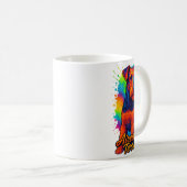 Mug Airedale Terrier Pop Illustration colorée (Devant droit)