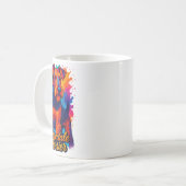 Mug Airedale Terrier Pop Illustration colorée (Devant gauche)