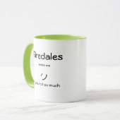 Mug Airedales Make Me :) (Devant gauche)