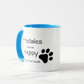 Mug Airedales Me Rendre Heureux (Devant gauche)