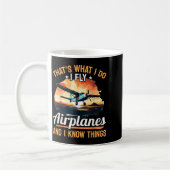 Mug Airplane Aircraft Lot - That's What I Do I Fly Air (Gauche)