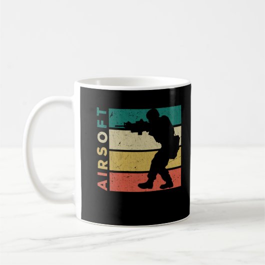 Mug Airsoft Retro Paintball Airsoft Player (Gauche)