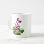 Mug Aisha rose caracolant par des fleurs (Devant gauche)