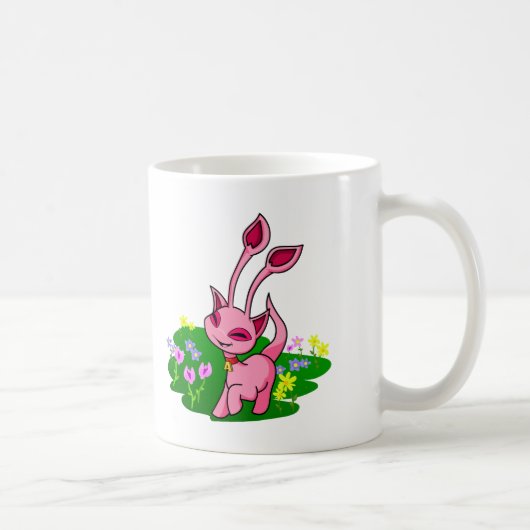 Mug Aisha rose caracolant par des fleurs (Droite)