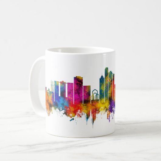 Mug Ajman UAE Skyline (Devant gauche)
