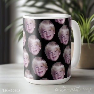 Mug Ajouter 1 motif à tête flottante en demi-teinte no