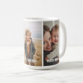 Mug Ajouter 3 photos et texte - Collage simple - Minim (Devant droit)