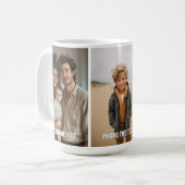 Mug Ajouter 3 photos et texte - Collage simple - Minim (Devant gauche)