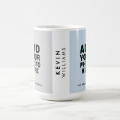 Mug Ajouter Créer Télécharger son propre nom 2 photo (Centre)