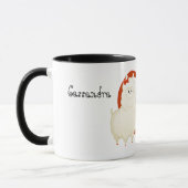 Mug Ajouter de fantaisie mignons d'alpaga aux noms (Gauche)
