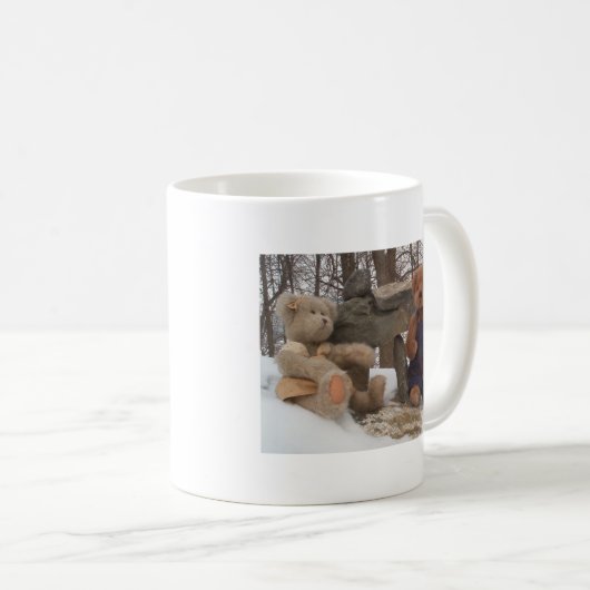 Mug Ajouter de nounours à Inuksuk (Devant droit)