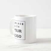 Mug Ajouter des employés d'entreprise et de marque Log (Devant gauche)
