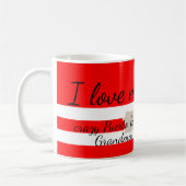 Mug Ajouter des lignes rouges d'image et de texte et u (Gauche)