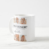 Mug Ajouter des photos | Allez-vous être ma témoin ? (Devant gauche)