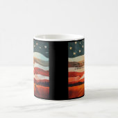 Mug Ajouter du texte - Cowboy Riding dans le crépuscul (Centre)