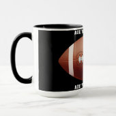 Mug Ajouter du texte sur l'oreiller de football (Gauche)