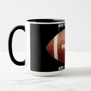Mug Ajouter du texte sur l'oreiller de football