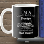 Mug Ajouter Grand-père Nom Model Railroad - Beaucoup p<br><div class="desc">Changez le nom du grand-père à ce que vous voulez,  changez les lignes de bas si vous le souhaitez - - Voir mon magasin pour beaucoup plus d'idées de cadeaux de train.</div>