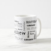Mug AJOUTER LE NOM Bff Coworker BOSS Papa Maman Ami Ad (Devant droit)