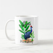 Mug Ajouter le nom Blue Cassowary Australian Bird Anim (Gauche)