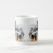 Mug Ajouter le nom Changer le texte, berger allemand d (Centre)