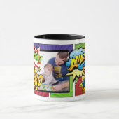 Mug (AJOUTER LE NOM) Est Mon SUPERHERO Personnalisé PH (Centre)