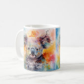 Mug Ajouter le nom et le texte - Aquarelle Koala G'day (Devant gauche)