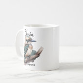 Mug Ajouter le nom Kookaburra Australian Bird Animal (Devant gauche)