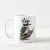 Mug Ajouter le nom Kookaburra Australian Bird Animal (Gauche)