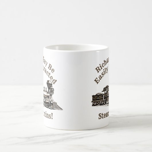Mug Ajouter Le Texte Du Nom - Facilement Distrait Par  (Centre)
