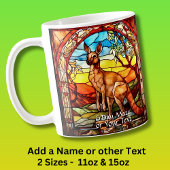 Mug Ajouter le texte du nom, verre Kangaroo