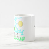 Mug Ajouter l'oeuvre de votre enfant à cette oeuvre (Centre)