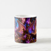 Mug Ajouter Nom Dragon Fantastique avec Livre & Café (Centre)