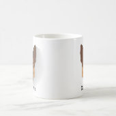 Mug Ajouter Nom du chien, berger allemand GSD (Centre)