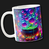 Mug Ajouter Nom, Neon Look Sorcières Cauldon & Fire