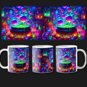 Mug Ajouter Nom, Neon Look Sorcières Cauldon & Fire