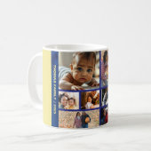Mug Ajouter Photos Blessed Year Family Photo Collage (Devant gauche)