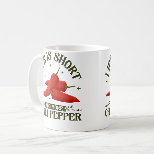 Mug Ajouter plus de piment (Devant gauche)