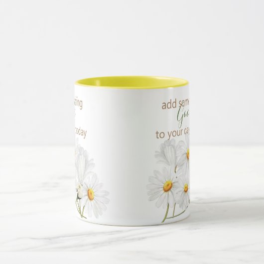 Mug Ajouter Quelque Chose De Bon Faisceau (Centre)