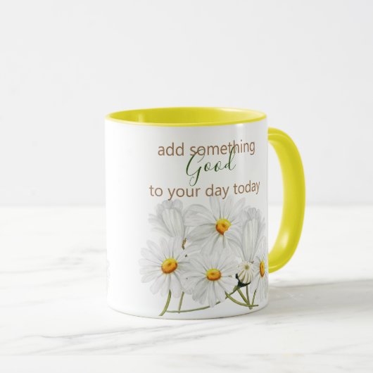 Mug Ajouter Quelque Chose De Bon Faisceau (Devant droit)