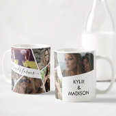Mug Ajouter son propre texte Script Collage de photos 