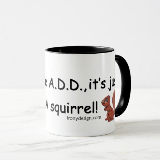Mug AJOUTER Squirrel Dire (Devant droit)