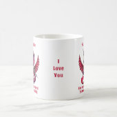 Mug Ajouter un devis de noms, Jour des valentines de D (Centre)