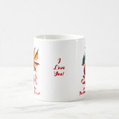 Mug Ajouter un devis de noms, Red Fire Dragon Valentin (Centre)