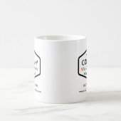 Mug Ajouter un logo d'entreprise Adresse du site Web d (Centre)