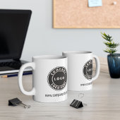 Mug Ajouter un logo d'entreprise et un site Web Custom