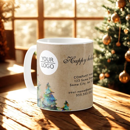 Mug Ajouter un logo Texte personnalisé Promotion Arbre