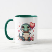 Mug Ajouter un message à l'alligator (Gauche)